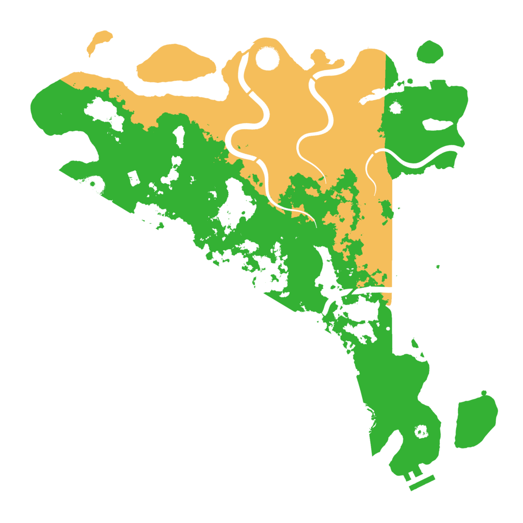 Biome Rust Map: Procedural Map, Size: 3900, Seed: 22710065