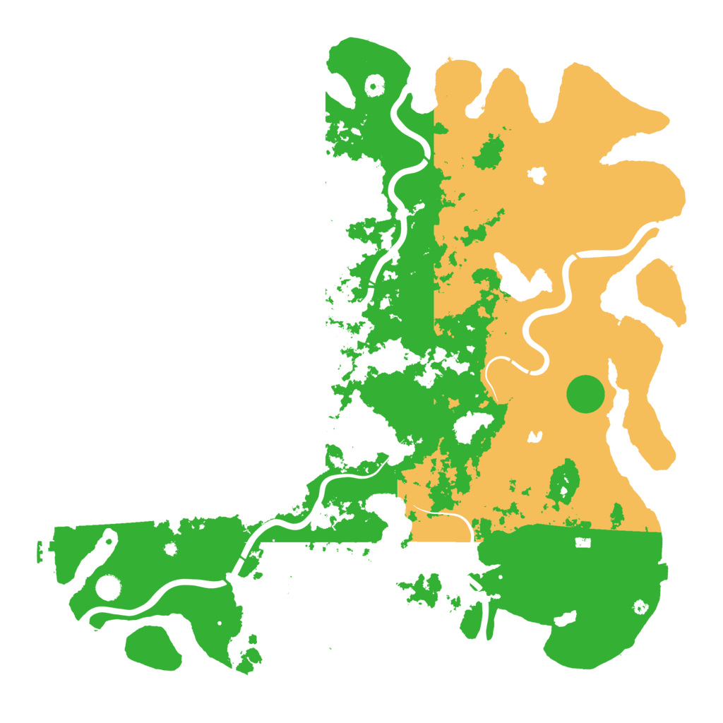 Biome Rust Map: Procedural Map, Size: 5000, Seed: 1763757239