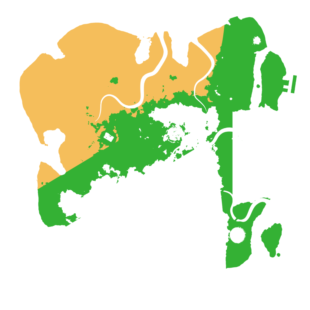 Biome Rust Map: Procedural Map, Size: 3500, Seed: 1503026828