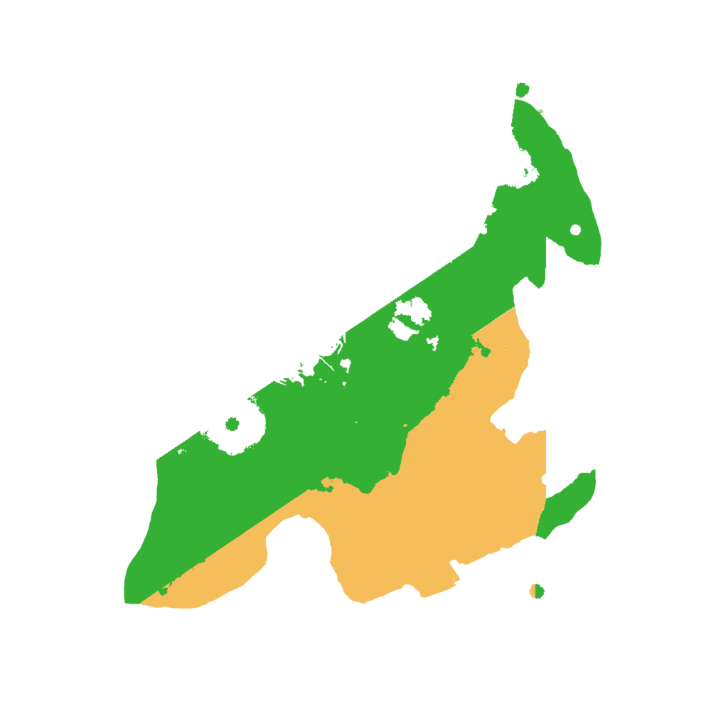 Biome Rust Map: Procedural Map, Size: 2000, Seed: 72184231