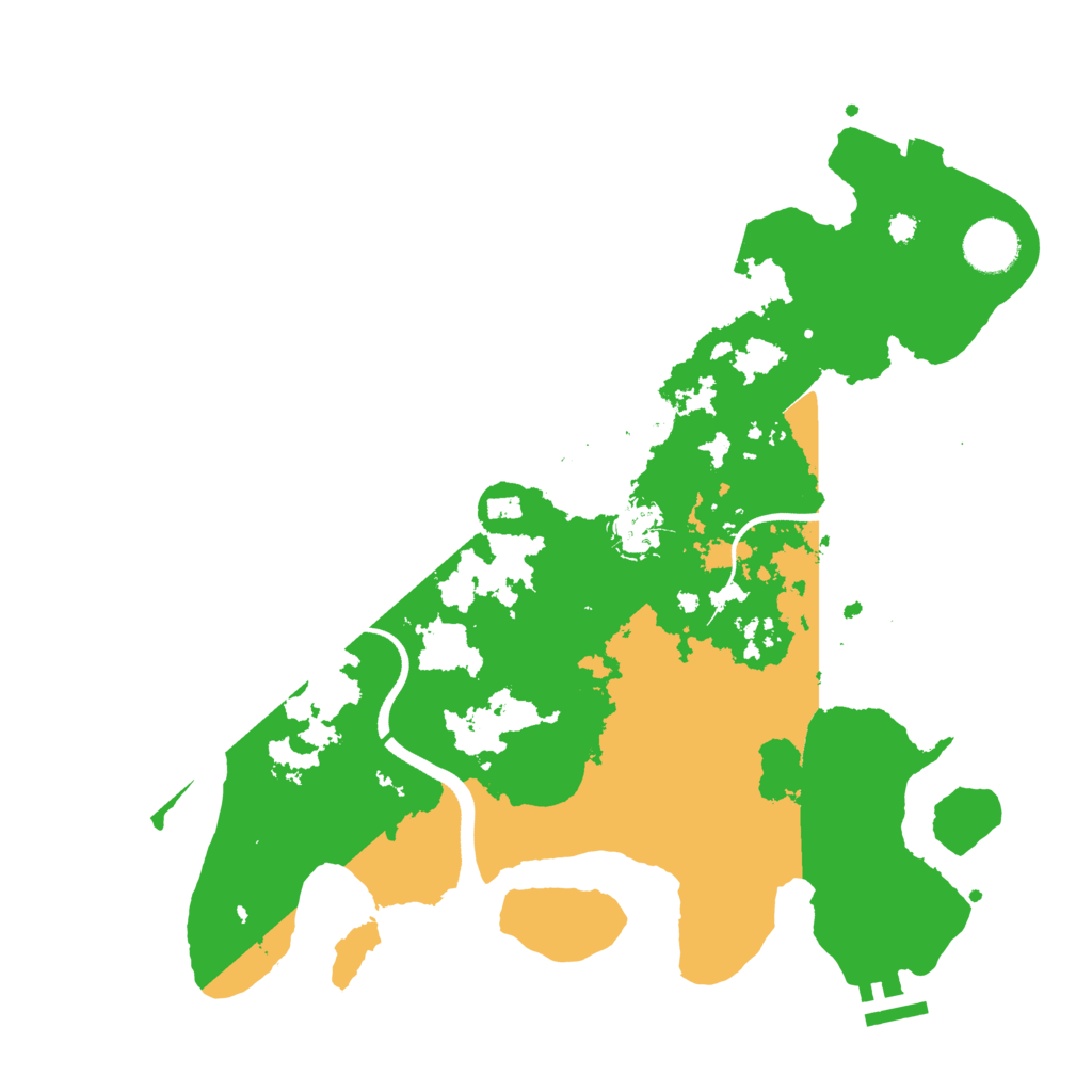 Biome Rust Map: Procedural Map, Size: 3500, Seed: 823321248