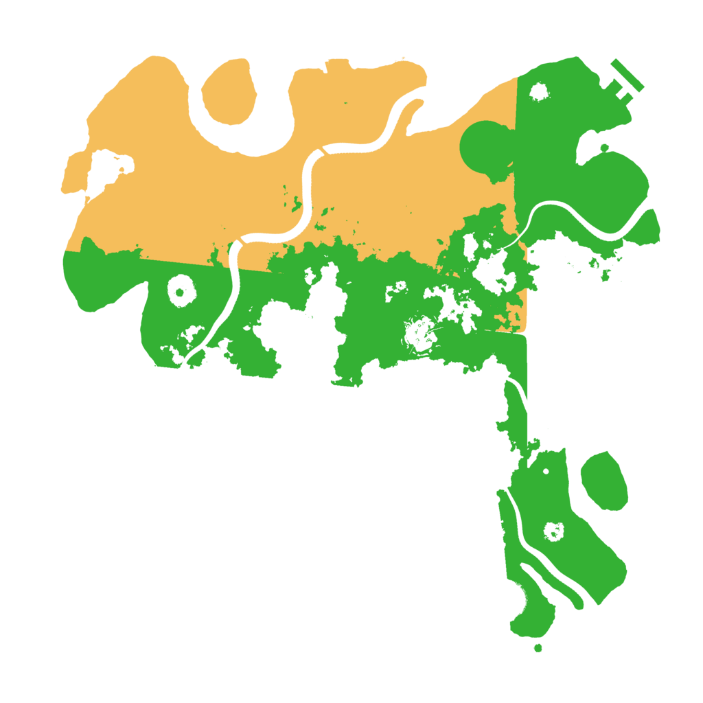 Biome Rust Map: Procedural Map, Size: 3500, Seed: 1208024643