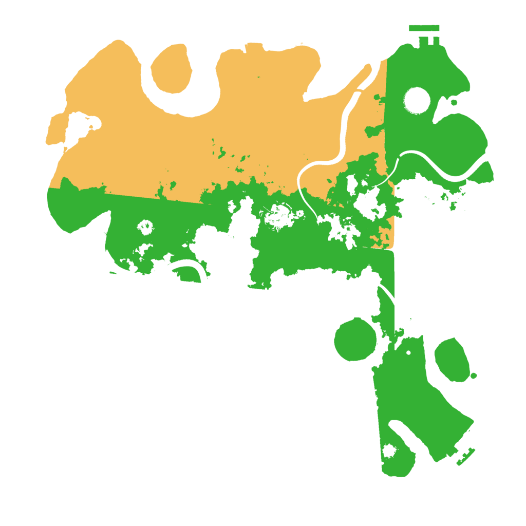 Biome Rust Map: Procedural Map, Size: 3500, Seed: 1208024643