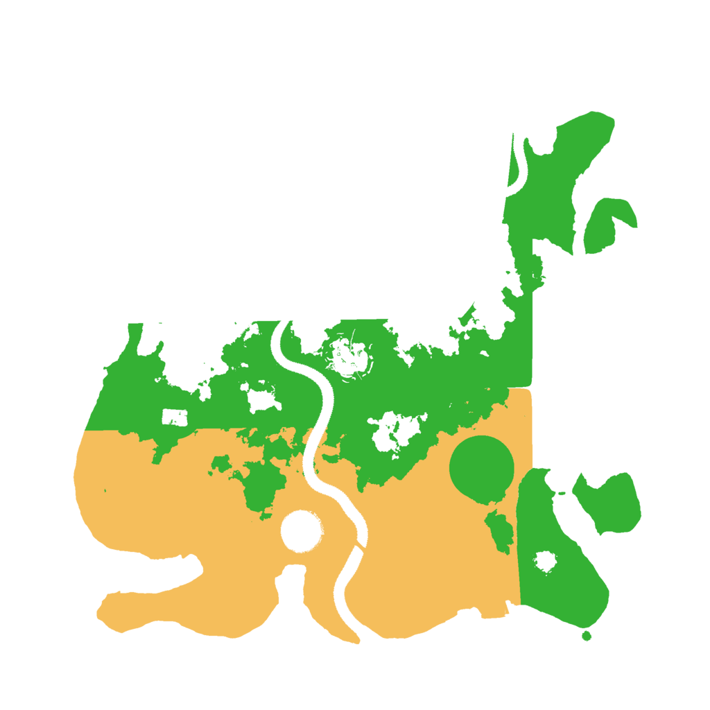 Biome Rust Map: Procedural Map, Size: 3000, Seed: 1894056668