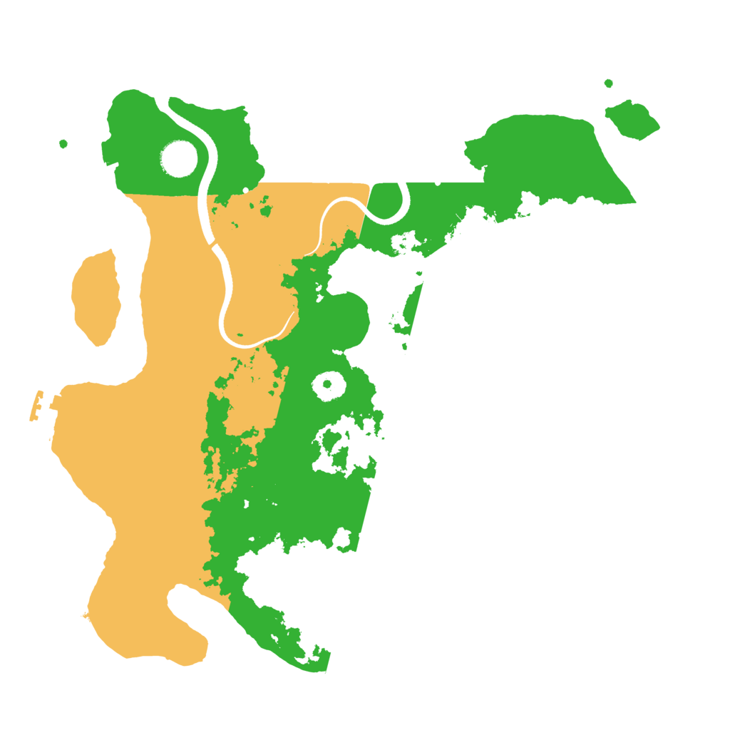 Biome Rust Map: Procedural Map, Size: 3500, Seed: 1053847831