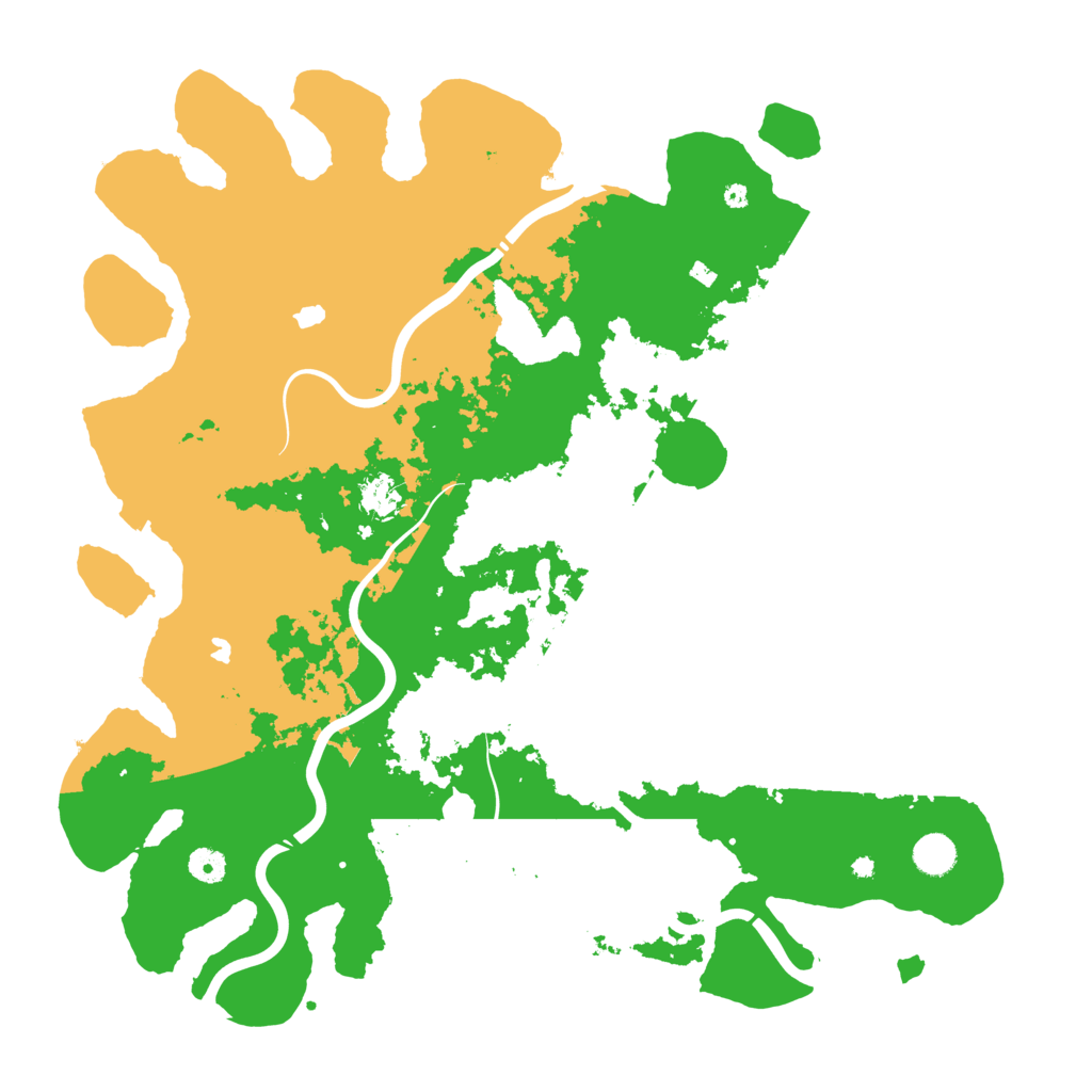 Biome Rust Map: Procedural Map, Size: 4500, Seed: 206456060