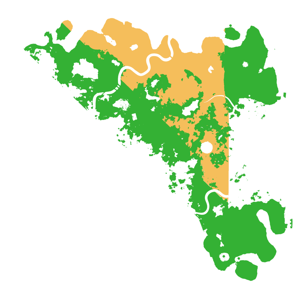 Biome Rust Map: Procedural Map, Size: 4900, Seed: 647874927