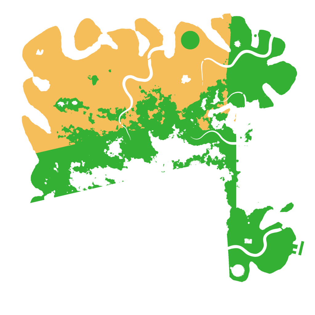 Biome Rust Map: Procedural Map, Size: 4500, Seed: 1107744243
