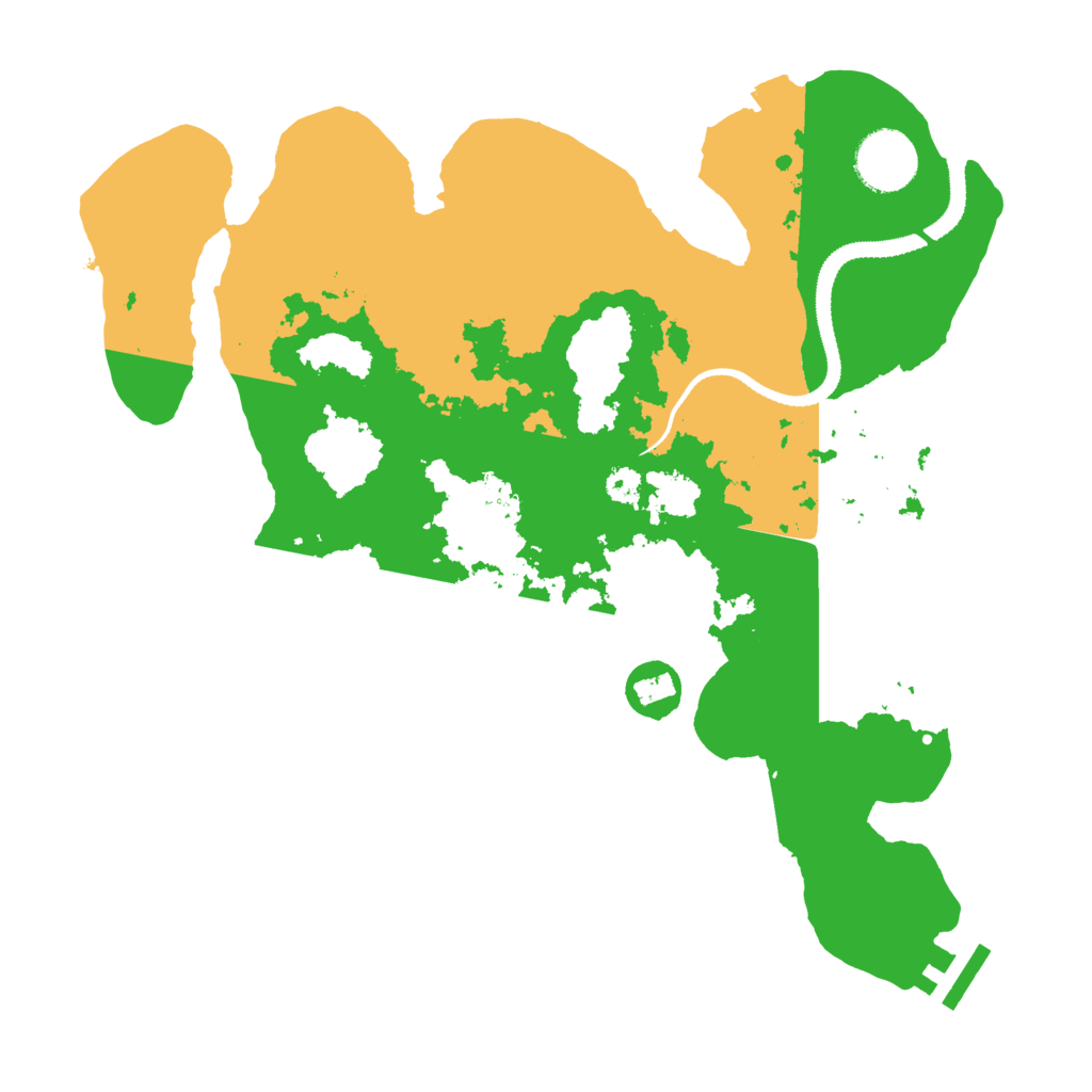 Biome Rust Map: Procedural Map, Size: 3111, Seed: 6738