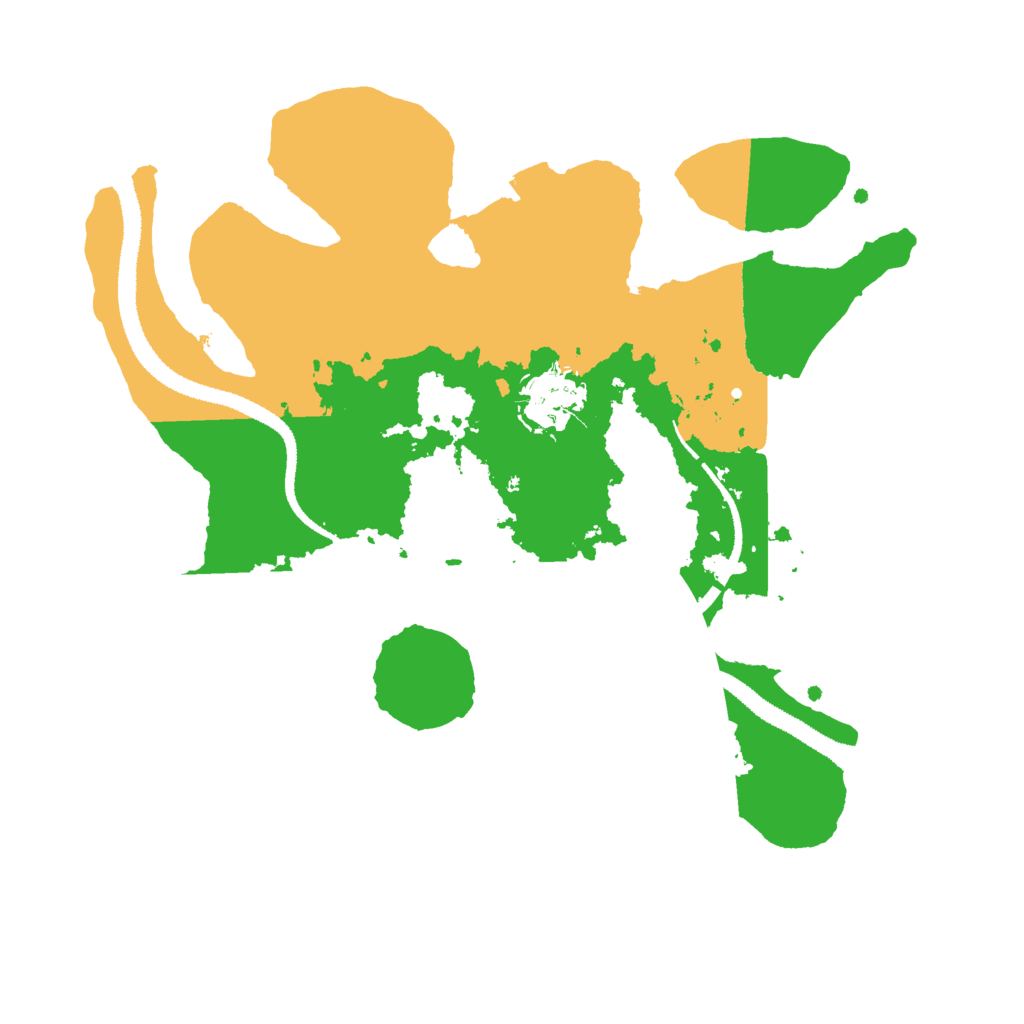 Biome Rust Map: Procedural Map, Size: 2800, Seed: 386023093