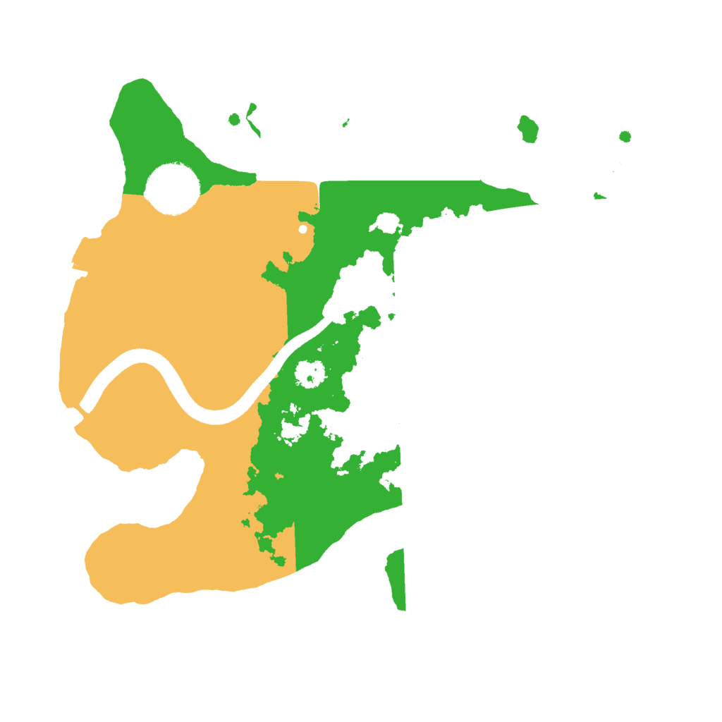 Biome Rust Map: Procedural Map, Size: 2500, Seed: 1662062734