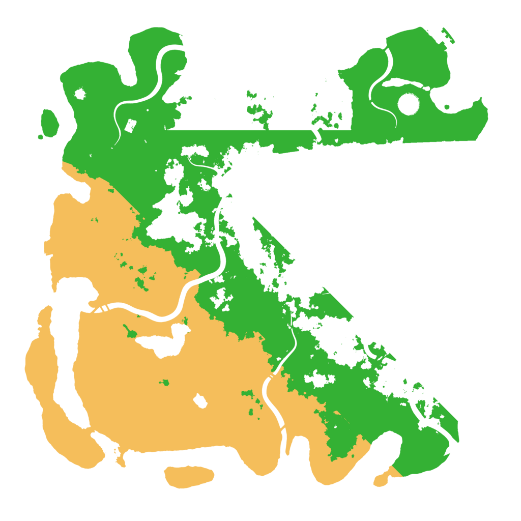 Biome Rust Map: Procedural Map, Size: 4250, Seed: 607624980