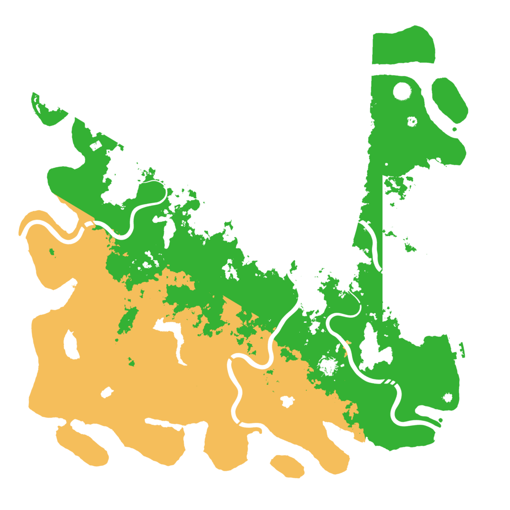 Biome Rust Map: Procedural Map, Size: 5000, Seed: 911378835
