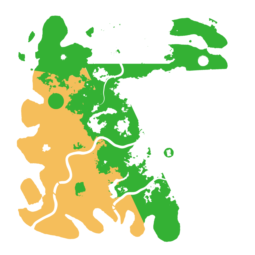 Biome Rust Map: Procedural Map, Size: 4254, Seed: 1860968106