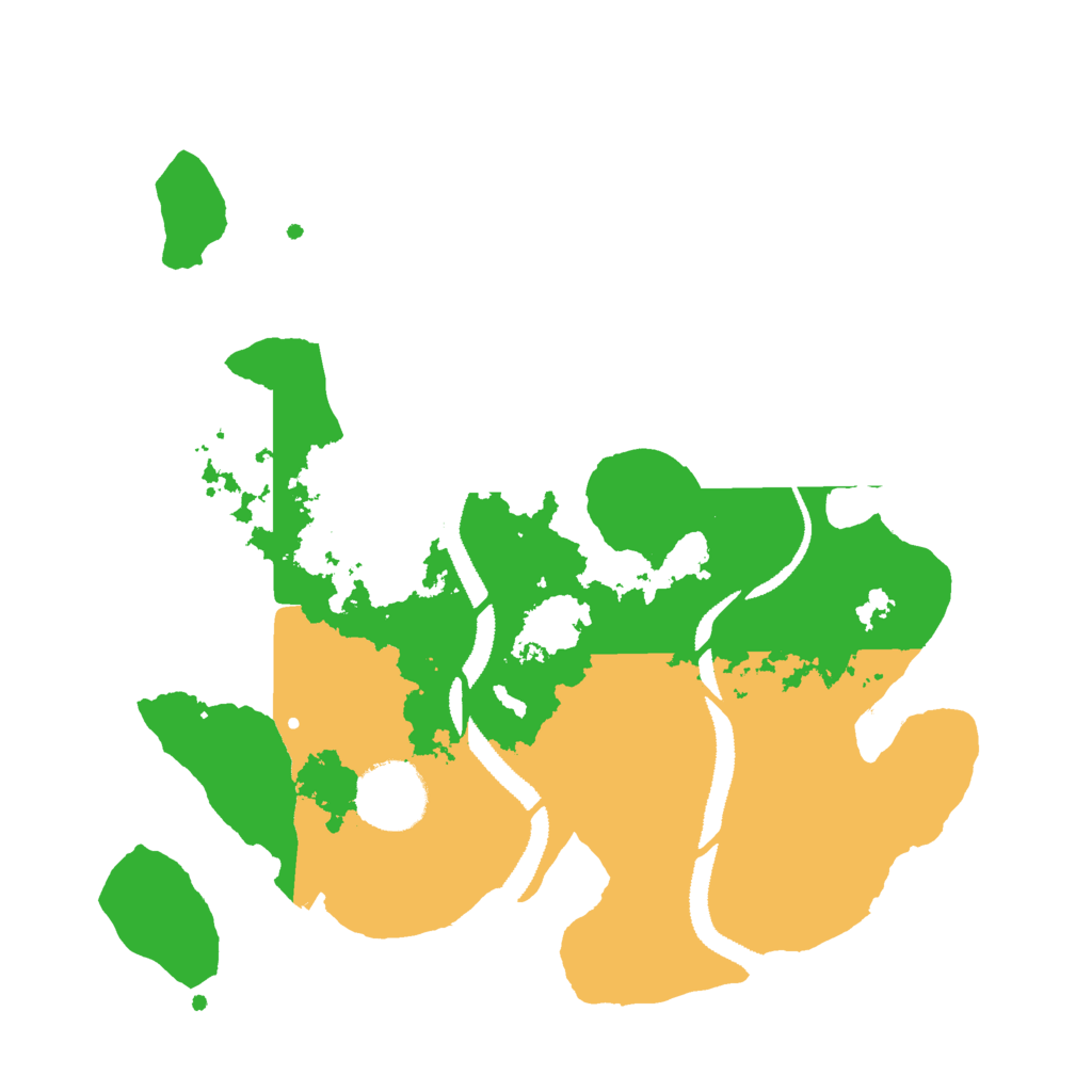 Biome Rust Map: Procedural Map, Size: 2800, Seed: 1895566354