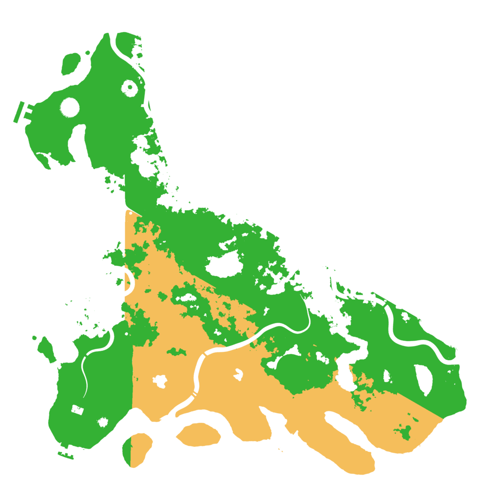 Biome Rust Map: Procedural Map, Size: 4578, Seed: 493705415