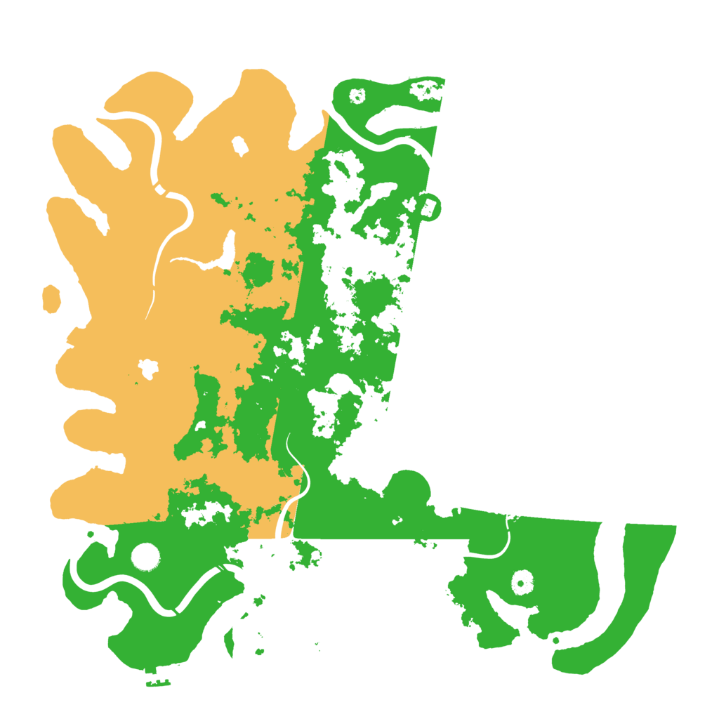 Biome Rust Map: Procedural Map, Size: 4500, Seed: 2133363123