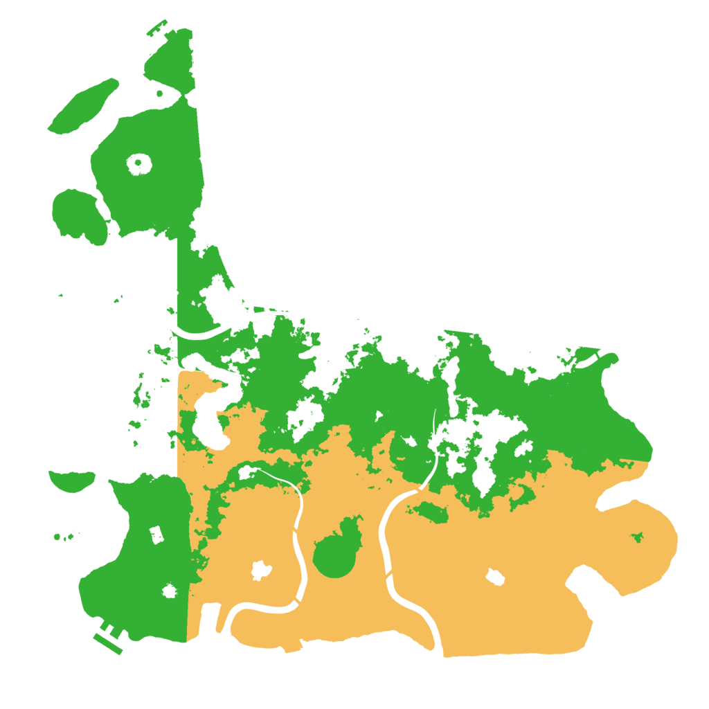 Biome Rust Map: Procedural Map, Size: 4500, Seed: 743786307