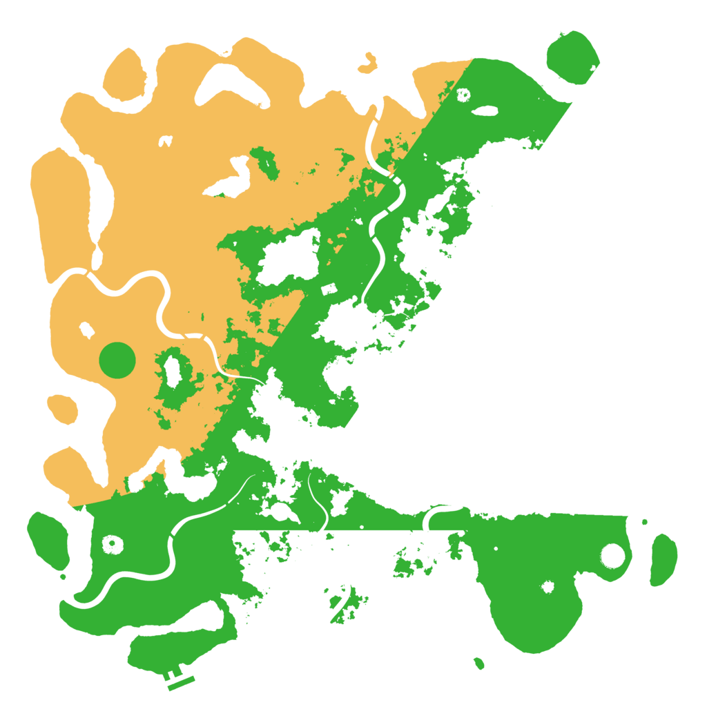 Biome Rust Map: Procedural Map, Size: 5100, Seed: 429807856
