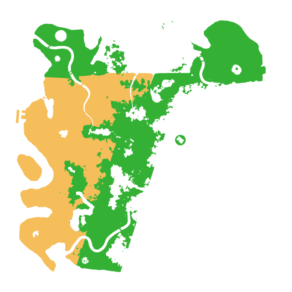 Biome Rust Map: Procedural Map, Size: 4500, Seed: 2062646483