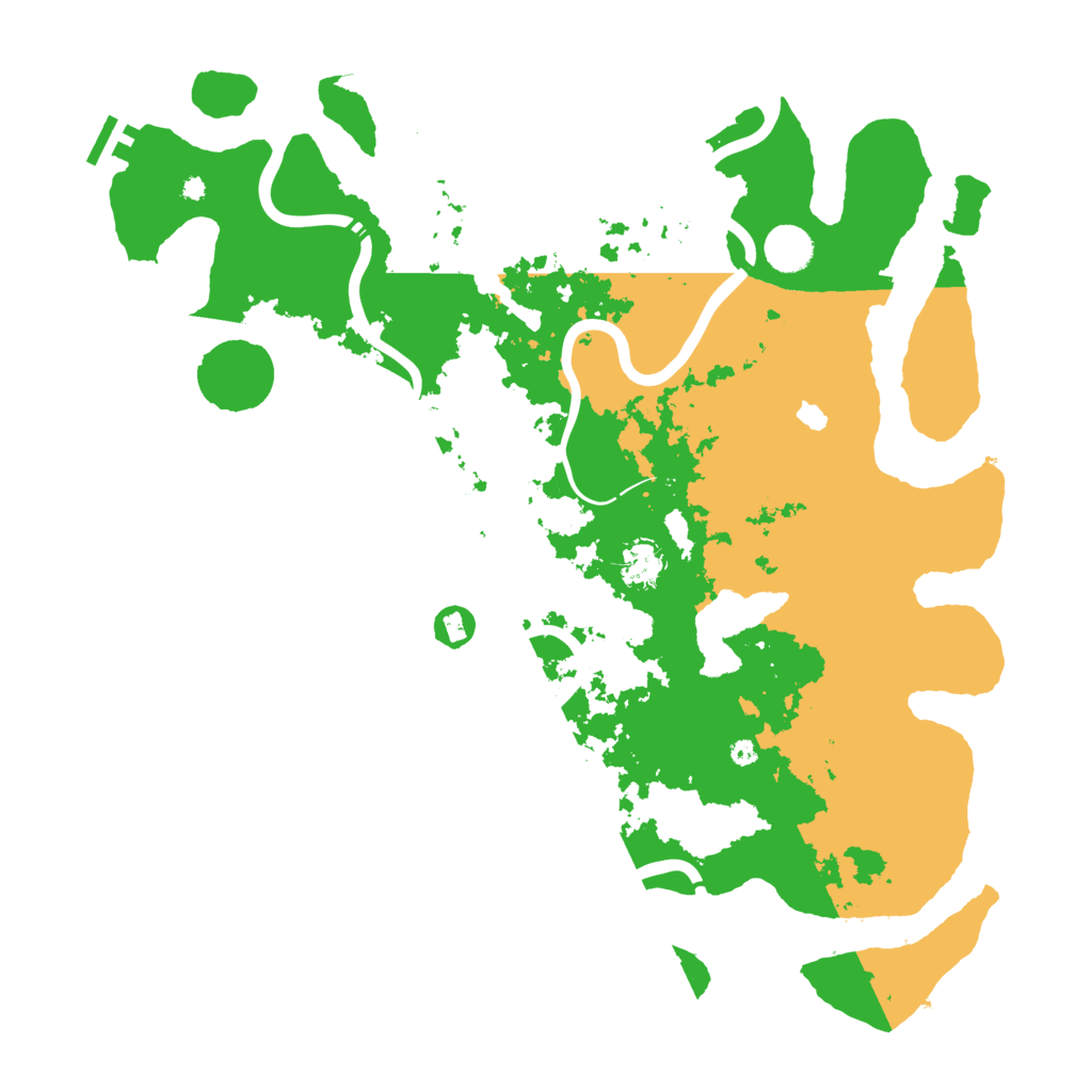 Biome Rust Map: Procedural Map, Size: 4250, Seed: 1294839039