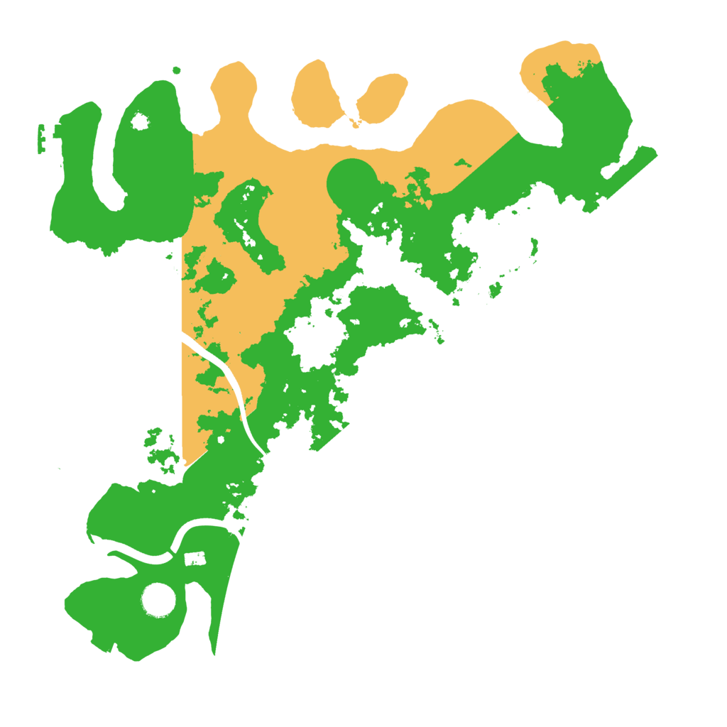 Biome Rust Map: Procedural Map, Size: 3750, Seed: 1286379102