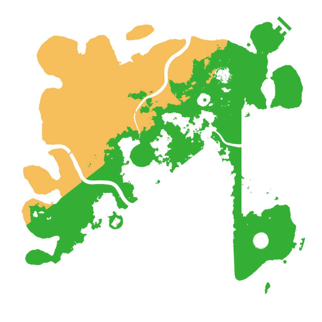 Biome Rust Map: Procedural Map, Size: 3750, Seed: 280208224