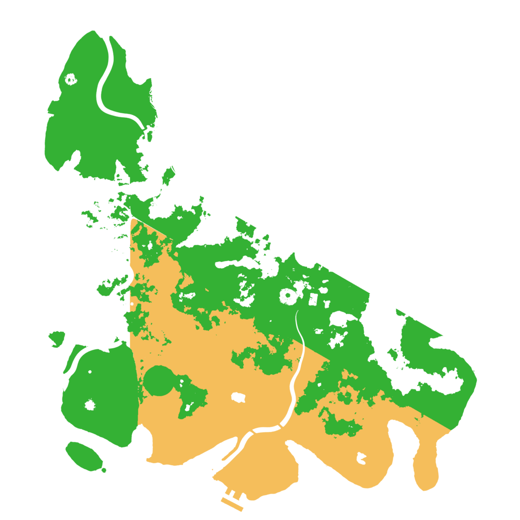 Biome Rust Map: Procedural Map, Size: 4500, Seed: 1934458548