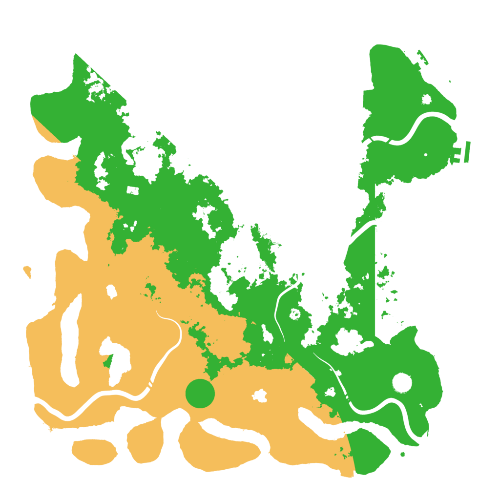 Biome Rust Map: Procedural Map, Size: 4500, Seed: 294281849
