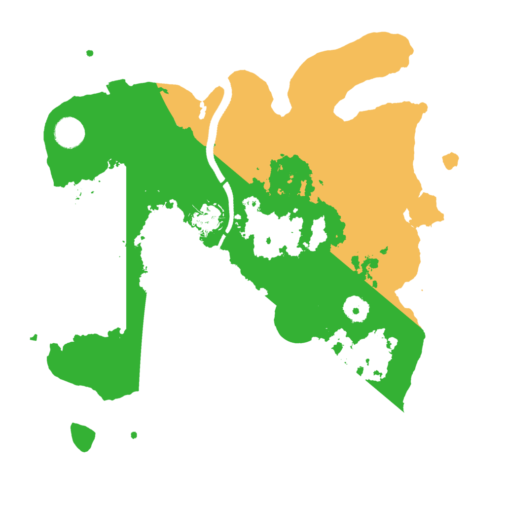 Biome Rust Map: Procedural Map, Size: 3000, Seed: 953937727