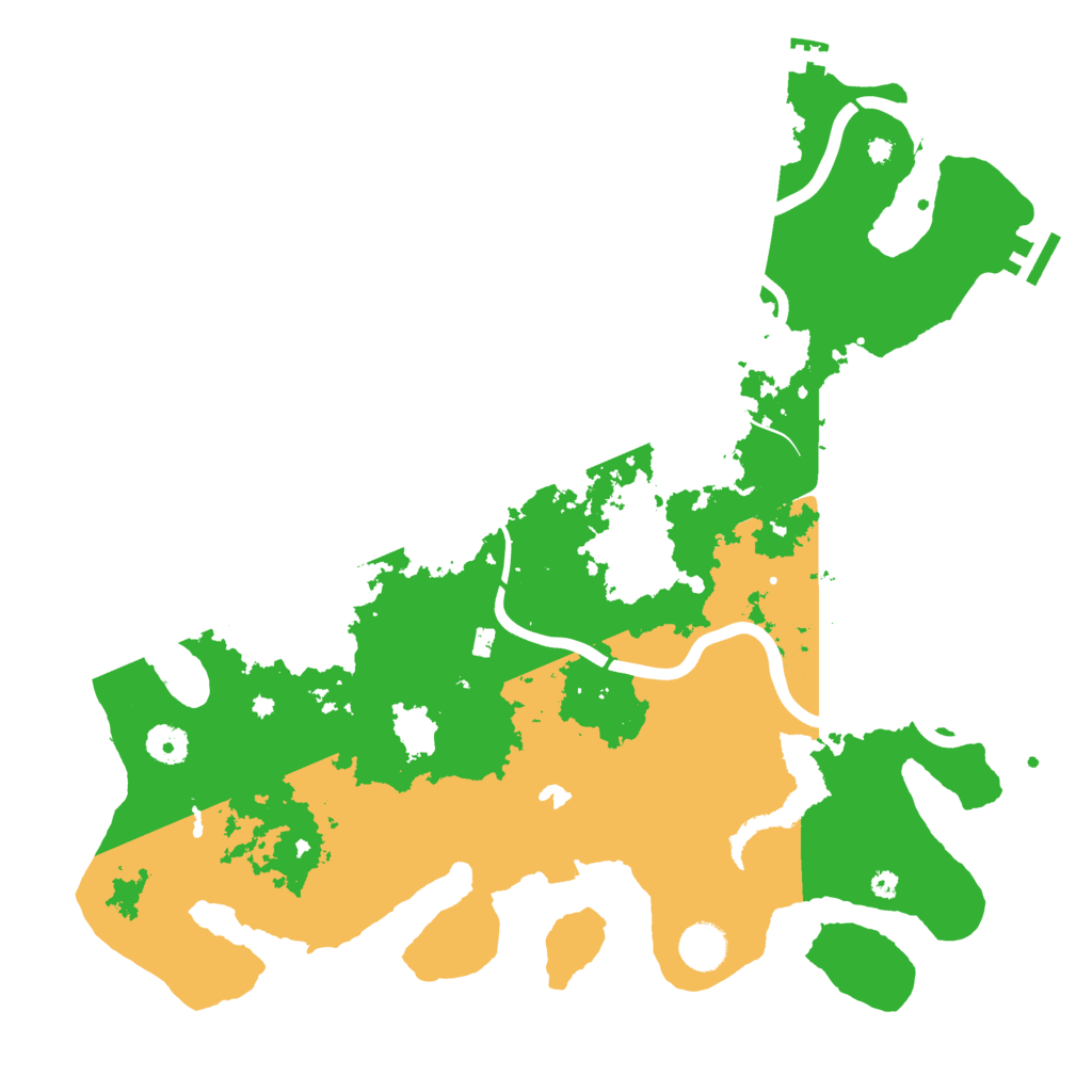 Biome Rust Map: Procedural Map, Size: 4000, Seed: 1864905551