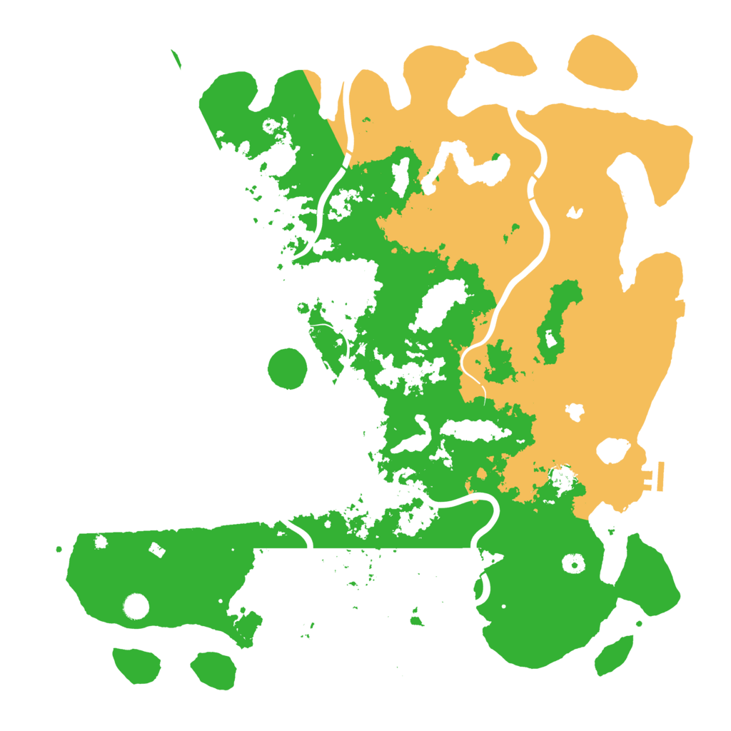 Biome Rust Map: Procedural Map, Size: 5000, Seed: 148595834