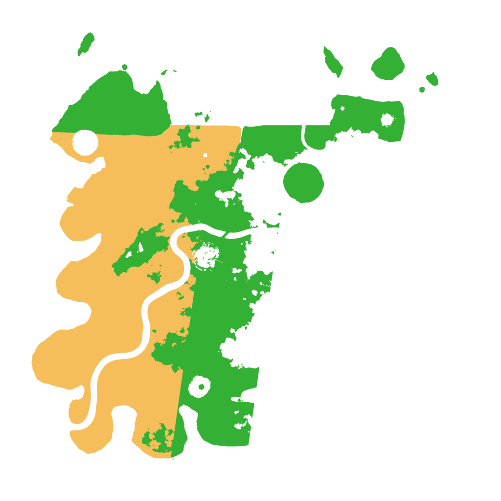 Biome Rust Map: Procedural Map, Size: 3500, Seed: 284736