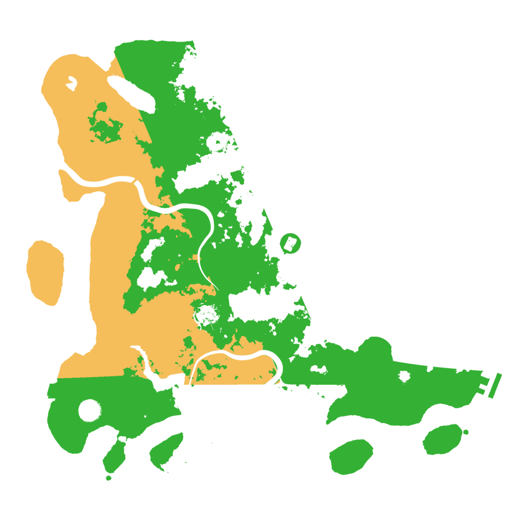 Biome Rust Map: Procedural Map, Size: 4000, Seed: 110302025