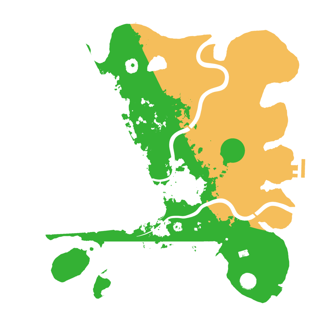 Biome Rust Map: Procedural Map, Size: 3500, Seed: 1544140774