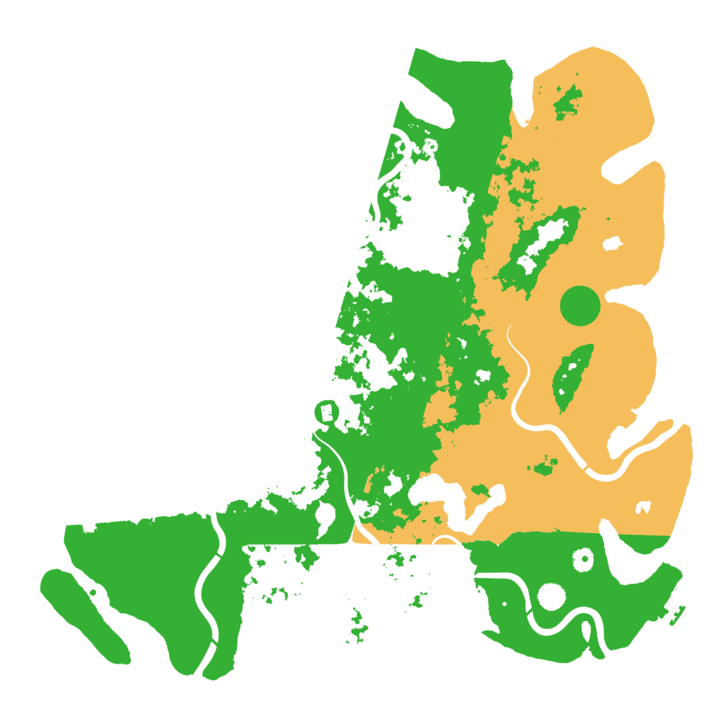 Biome Rust Map: Procedural Map, Size: 4750, Seed: 31102025