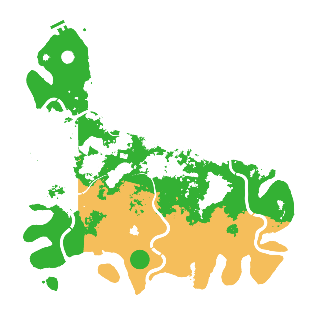 Biome Rust Map: Procedural Map, Size: 4250, Seed: 91604517