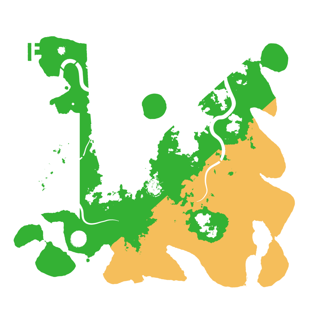 Biome Rust Map: Procedural Map, Size: 3600, Seed: 374204988