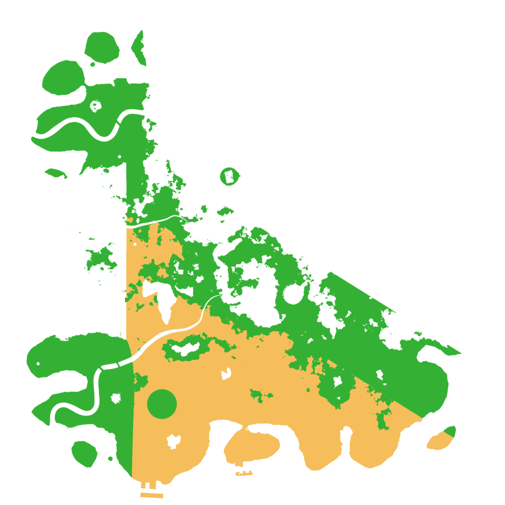 Biome Rust Map: Procedural Map, Size: 4500, Seed: 148110655