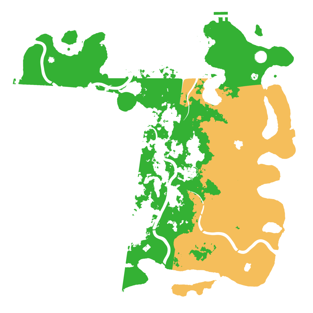 Biome Rust Map: Procedural Map, Size: 4500, Seed: 860884708