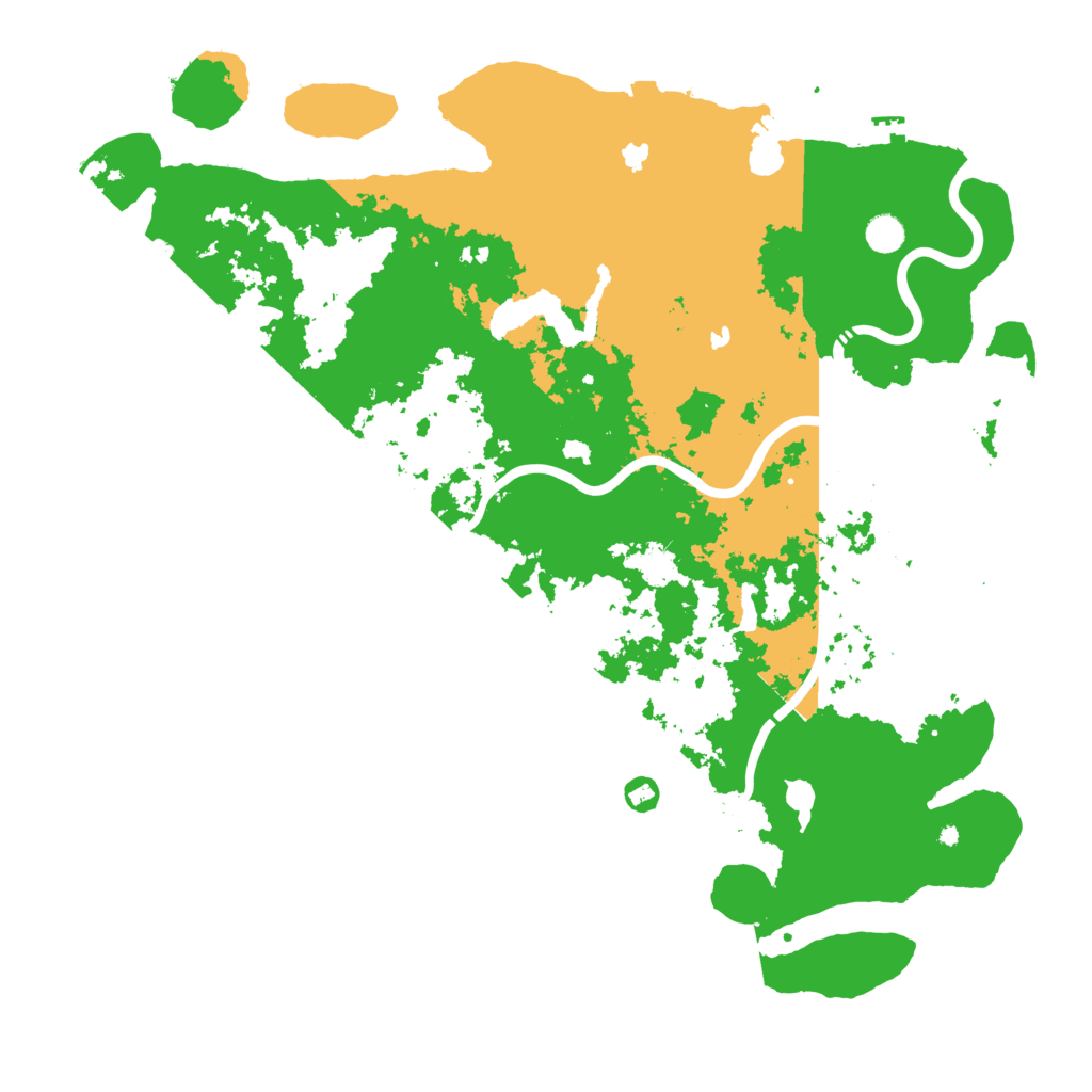 Biome Rust Map: Procedural Map, Size: 5000, Seed: 290540506