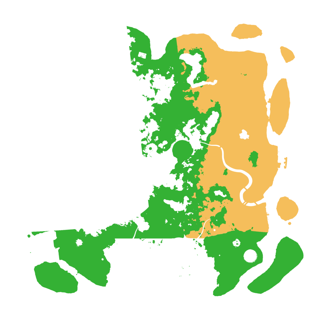 Biome Rust Map: Procedural Map, Size: 4250, Seed: 431492556