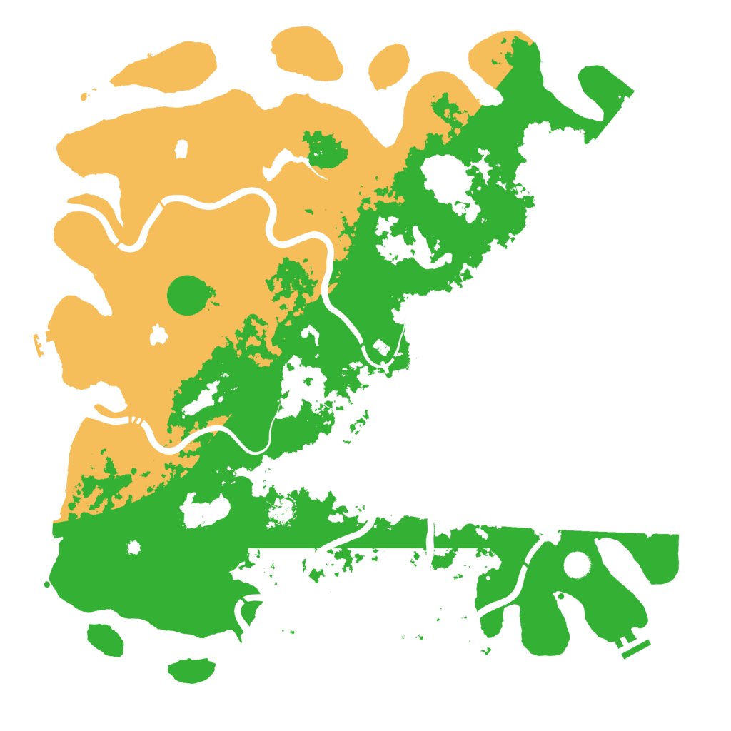 Biome Rust Map: Procedural Map, Size: 4800, Seed: 287127839