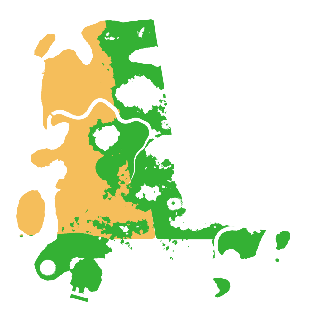 Biome Rust Map: Procedural Map, Size: 3600, Seed: 248446241