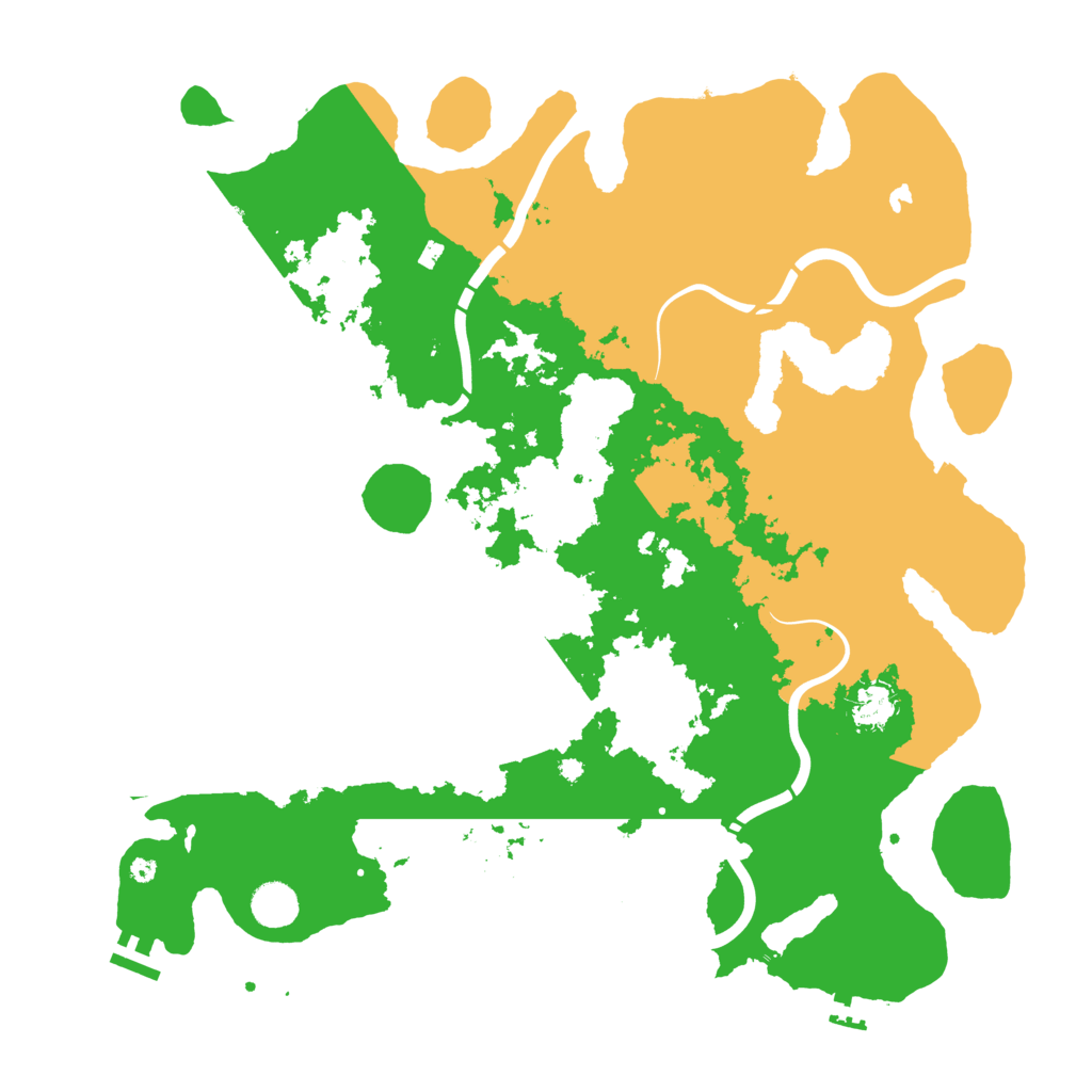 Biome Rust Map: Procedural Map, Size: 4300, Seed: 4132013