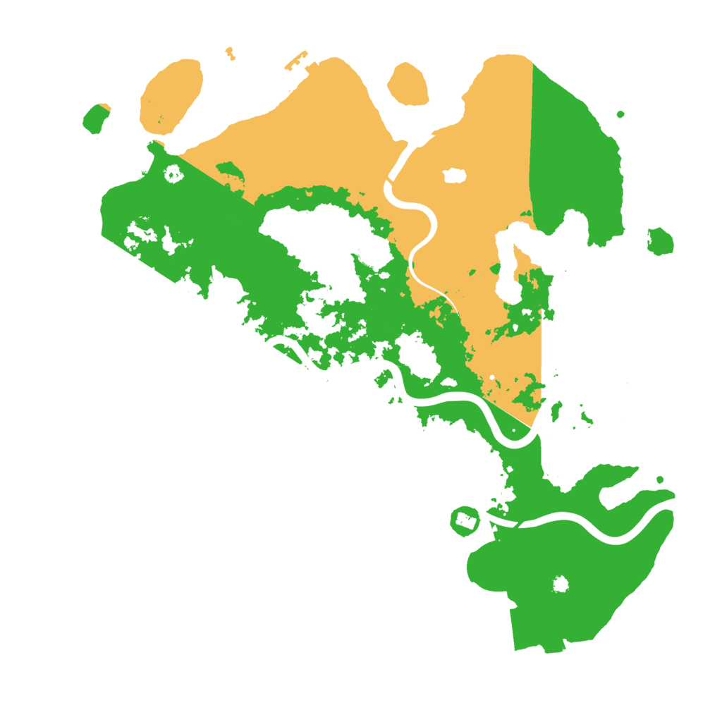 Biome Rust Map: Procedural Map, Size: 4000, Seed: 20016587