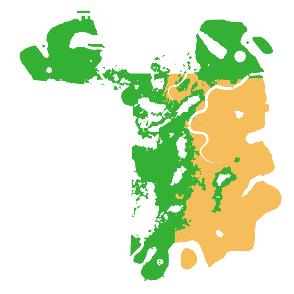 Biome Rust Map: Procedural Map, Size: 4500, Seed: 249