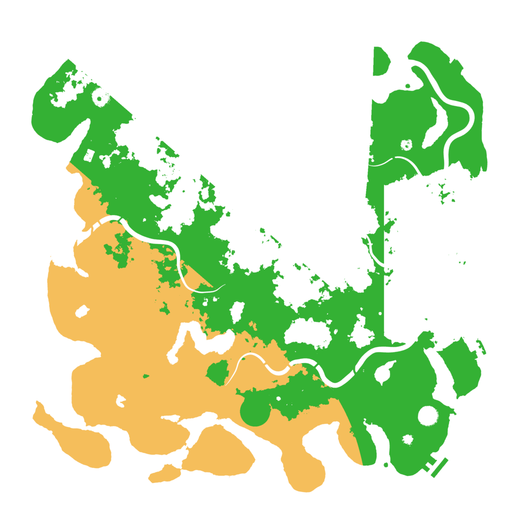 Biome Rust Map: Procedural Map, Size: 4500, Seed: 1265670155