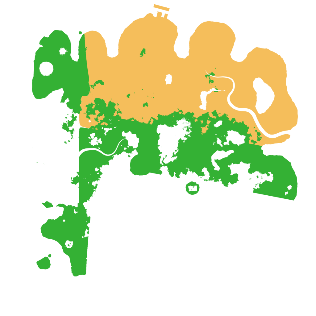 Biome Rust Map: Procedural Map, Size: 4000, Seed: 13456