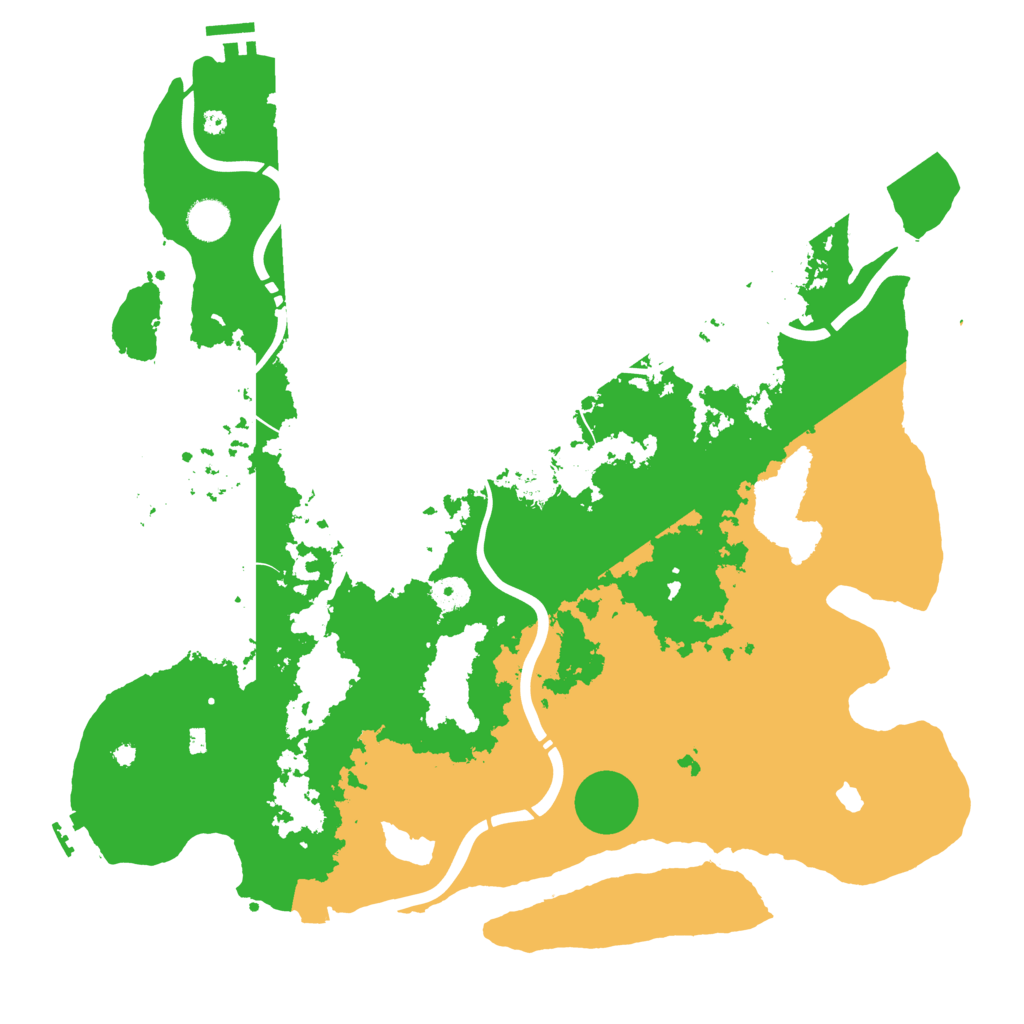 Biome Rust Map: Procedural Map, Size: 4250, Seed: 46421101